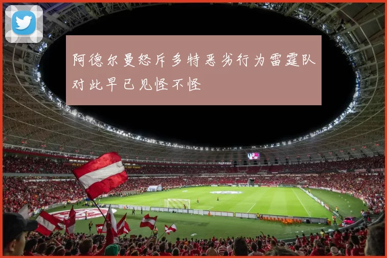 阿德尔曼怒斥多特恶劣行为雷霆队对此早已见怪不怪